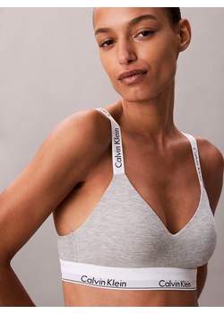 Calvin Klein Biustonosz damski - usztywniany Kobiety Dżersej jasny szary marmurkowy ze sklepu vangraaf w kategorii Biustonosze - zdjęcie 185664434