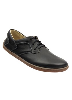 BareFoot skórzane minimalistyczne buty damskie czarne Helios Komfort 715-2B ze sklepu ulubioneobuwie w kategorii Półbuty damskie - zdjęcie 185664522