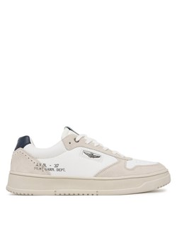 Sneakersy Aeronautica Militare 252SC0235UPL00244 Biały ze sklepu eobuwie.pl w kategorii Buty sportowe męskie - zdjęcie 185665214