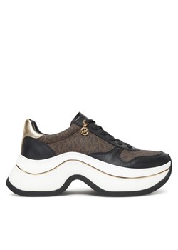 Sneakersy MICHAEL Michael Kors Arla 43F5ARFS2L Brązowy ze sklepu eobuwie.pl w kategorii Buty sportowe damskie - zdjęcie 185665284