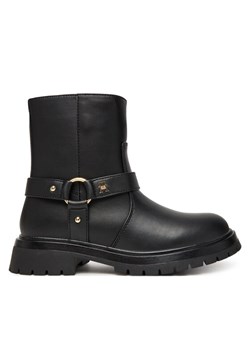 Tommy Hilfiger Botki T3A5-34021-1355999 Czarny ze sklepu MODIVO w kategorii Buty zimowe dziecięce - zdjęcie 185665660