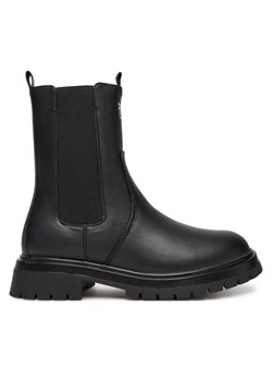 Tommy Hilfiger Botki T3A5-34016-1355999 D Czarny ze sklepu MODIVO w kategorii Buty zimowe dziecięce - zdjęcie 185665670