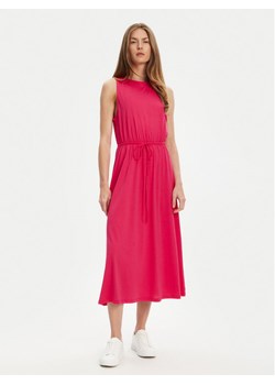 United Colors Of Benetton Sukienka letnia 3Q225V00X Różowy Regular Fit ze sklepu MODIVO w kategorii Sukienki - zdjęcie 185665752