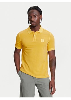 United Colors Of Benetton Polo 3089U302D Żółty Regular Fit ze sklepu MODIVO w kategorii T-shirty męskie - zdjęcie 185665754