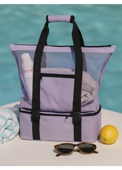 Sinsay - Torba podróżna - fioletowy - id: 836GK-44X - marki Sinsay - 185666704 Sinsay - Torba podróżna - fioletowy ze sklepu Sinsay w kategorii Torby Shopper bag - zdjęcie 185666704