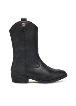 Kowbojki Tommy Hilfiger T3A6-34040-0036999 Czarny ze sklepu eobuwie.pl w kategorii Buty zimowe dziecięce - zdjęcie 185667704