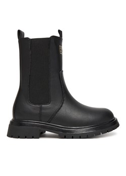 Botki Tommy Hilfiger T3A5-34016-1355999 S Czarny ze sklepu eobuwie.pl w kategorii Buty zimowe dziecięce - zdjęcie 185667711