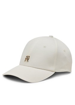 Czapka z daszkiem Tommy Hilfiger Essential Chic Cap AW0AW15772 Beżowy ze sklepu eobuwie.pl w kategorii Czapki z daszkiem damskie - zdjęcie 185667744