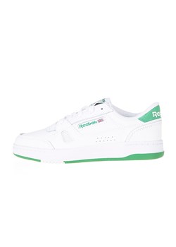 Reebok Skórzane sneakersy w kolorze biało-zielonym ze sklepu Limango Polska w kategorii Buty sportowe męskie - zdjęcie 185668743