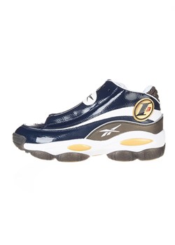 Reebok Skórzane sneakersy w kolorze granatowo-oliwkowo-białym ze sklepu Limango Polska w kategorii Buty sportowe męskie - zdjęcie 185668753