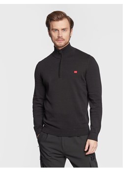 Hugo Sweter San Quintus-C 50474164 Czarny Regular Fit ze sklepu MODIVO w kategorii Swetry męskie - zdjęcie 185669880