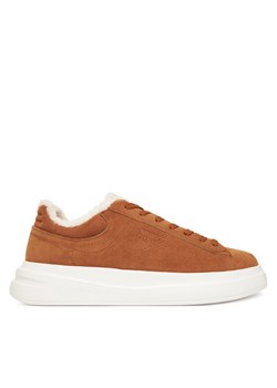 Guess Sneakersy FMFBAN LEP12 Brązowy ze sklepu MODIVO w kategorii Buty sportowe męskie - zdjęcie 185669881