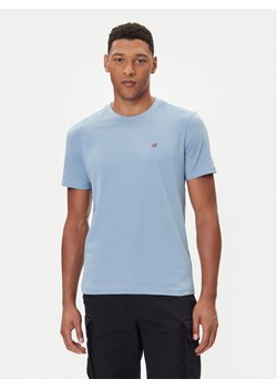 Napapijri T-Shirt Salis NP0A4H8D Niebieski Regular Fit ze sklepu MODIVO w kategorii T-shirty męskie - zdjęcie 185669903