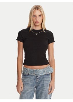 HUGO T-Shirt Dannecy 50549392 Czarny Regular Fit ze sklepu MODIVO w kategorii Bluzki damskie - zdjęcie 185669943