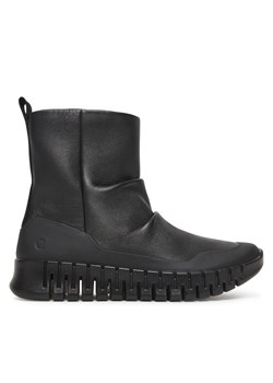 ECCO Botki Gruuv Pull On Mid FashiOn 21831351052 Czarny ze sklepu MODIVO w kategorii Botki - zdjęcie 185670004