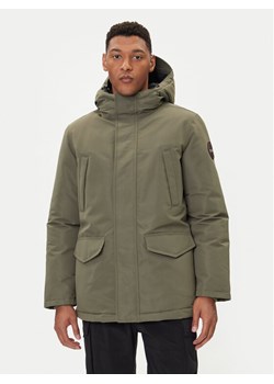 Napapijri Kurtka zimowa A-Cornier NP0A892J Zielony Regular Fit ze sklepu MODIVO w kategorii Kurtki męskie - zdjęcie 185670061