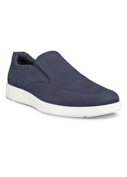 Ecco Skórzane slippersy &quot;S Lite Hybrid&quot; w kolorze granatowym ze sklepu Limango Polska w kategorii Trampki męskie - zdjęcie 185671682