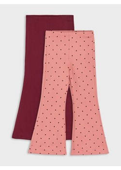 Sinsay - Spodnie dzwony 2 pack - wielobarwny ze sklepu Sinsay w kategorii Spodnie dziewczęce - zdjęcie 185672610