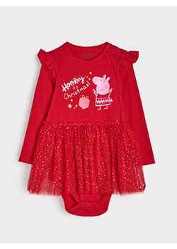 Sinsay - Body z sukienką Peppa Pig - czerwony ze sklepu Sinsay w kategorii Odzież dla niemowląt - zdjęcie 185672611