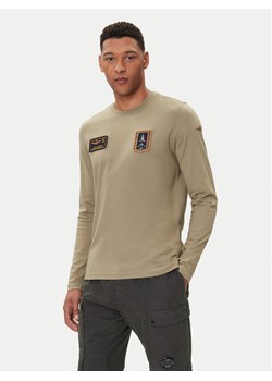 Aeronautica Militare Longsleeve 252TS2488UJ00710 Khaki Regular Fit ze sklepu MODIVO w kategorii T-shirty męskie - zdjęcie 185672821