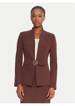 Rinascimento Marynarka CFC0126208003 Brązowy Slim Fit ze sklepu MODIVO w kategorii Marynarki damskie - zdjęcie 185672830