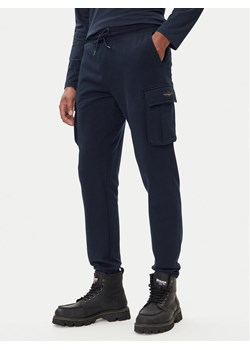 Aeronautica Militare Spodnie dresowe 252PF1010UF00662 Granatowy Regular Fit ze sklepu MODIVO w kategorii Spodnie męskie - zdjęcie 185672841