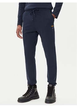 Aeronautica Militare Spodnie dresowe 252PF0872UF00459 Granatowy Regular Fit ze sklepu MODIVO w kategorii Spodnie męskie - zdjęcie 185672924