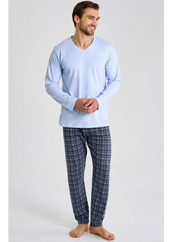 Bawełniana piżama męska plus size Mark 3475, Kolor błękitny-wzór, Rozmiar 4XL, Taro ze sklepu Primodo w kategorii Piżamy męskie - zdjęcie 185673923