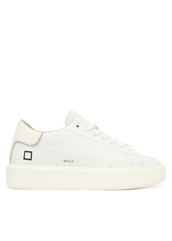 Sneakersy D.A.T.E. Sfera Calf W431-SF-CA Écru ze sklepu eobuwie.pl w kategorii Buty sportowe damskie - zdjęcie 185674993