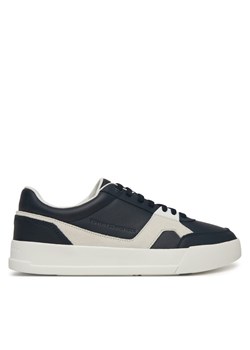 Sneakersy Tommy Hilfiger Th Court Craft Mix FM0FM05654 Granatowy ze sklepu eobuwie.pl w kategorii Buty sportowe męskie - zdjęcie 185675214