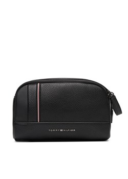 Kosmetyczka Tommy Hilfiger Th Central Washbag AM0AM13748 Czarny ze sklepu eobuwie.pl w kategorii Kosmetyczki - zdjęcie 185675223