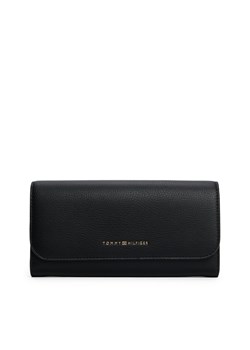 Tommy Hilfiger Portfel damski Kobiety Sztuczna skóra czarny jednolity ze sklepu vangraaf w kategorii Portfele damskie - zdjęcie 185676812