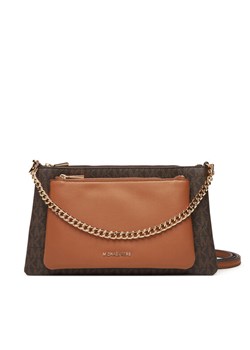 Torebka MICHAEL Michael Kors 32F5GJ6C8B Brązowy ze sklepu eobuwie.pl w kategorii Listonoszki - zdjęcie 185678754