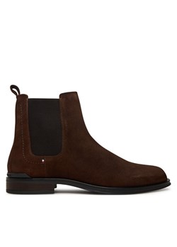Tommy Hilfiger Sztyblety Corporate FM0FM05580 Brązowy ze sklepu MODIVO w kategorii Buty zimowe męskie - zdjęcie 185679062