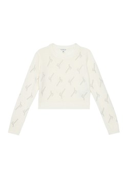 Guess Sweter J5BR28Z0870 Beżowy Regular Fit ze sklepu MODIVO w kategorii Swetry dziewczęce - zdjęcie 185679101