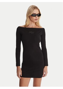 HUGO Sukienka codzienna Noffal_B 50546941 Czarny Slim Fit ze sklepu MODIVO w kategorii Sukienki - zdjęcie 185679110