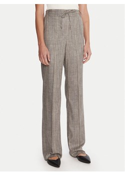 Marella Spodnie materiałowe Elodia 2523136071 Szary Regular Fit ze sklepu MODIVO w kategorii Spodnie damskie - zdjęcie 185679153
