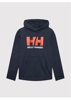Helly Hansen Bluza Logo 41677 Granatowy Regular Fit ze sklepu MODIVO w kategorii Bluzy chłopięce - zdjęcie 185679162