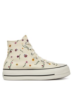 Converse Trampki Chuck Taylor All Star Lift A15536C Écru ze sklepu MODIVO w kategorii Trampki damskie - zdjęcie 185679203