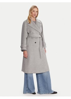 Marella Płaszcz wełniany Tenna 2523016071 Szary Regular Fit ze sklepu MODIVO w kategorii Płaszcze damskie - zdjęcie 185679310
