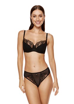 Madame figi z haftem czarne ze sklepu GORTEKS w kategorii Majtki damskie - zdjęcie 185683200