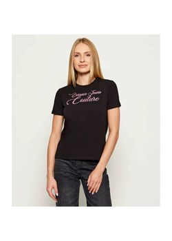 Versace Jeans Couture T-shirt | Regular Fit ze sklepu Gomez Fashion Store w kategorii Bluzki damskie - zdjęcie 185683834