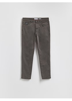 Reserved - Spodnie Slim fit - ciemnoszary ze sklepu Reserved w kategorii Spodnie męskie - zdjęcie 185685464