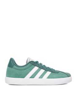 Sneakersy adidas VL COURT 3.0 K JS3490 Zielony ze sklepu eobuwie.pl w kategorii Trampki dziecięce - zdjęcie 185686660