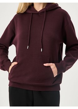 Sinsay - Bluza z kapturem - czerwony ze sklepu Sinsay w kategorii Bluzy damskie - zdjęcie 185689772