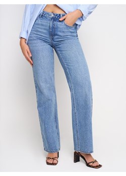 Sinsay - Jeansy wide leg z wysokim stanem - niebieski ze sklepu Sinsay w kategorii Jeansy damskie - zdjęcie 185689783