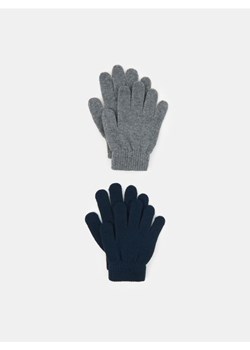 Sinsay - Rękawiczki 2 pack - szary ze sklepu Sinsay w kategorii Rękawiczki dziecięce - zdjęcie 185690752