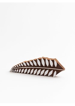 Samimi Stempel &quot;Leaf&quot; w kolorze jasnobrązowo-białym - 5 x 14 cm ze sklepu Limango Polska w kategorii Zabawki - zdjęcie 185690873