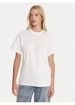 HUGO T-Shirt Vintage 50550901 Biały Relaxed Fit ze sklepu MODIVO w kategorii Bluzki damskie - zdjęcie 185695163