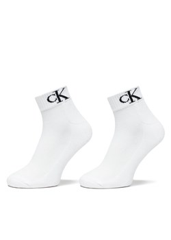 Calvin Klein Jeans Zestaw 2 par niskich skarpet męskich 701228805 Biały ze sklepu MODIVO w kategorii Skarpetki męskie - zdjęcie 185695181